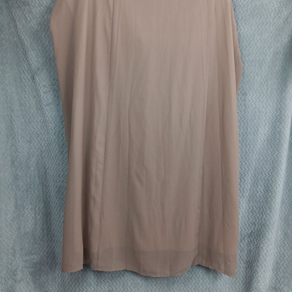 NEW SHOW ME YOUR MUMU June Maxi Dress Small Dune Chiffon Ruffle Straps Bridesmai - Picture 6 of 10